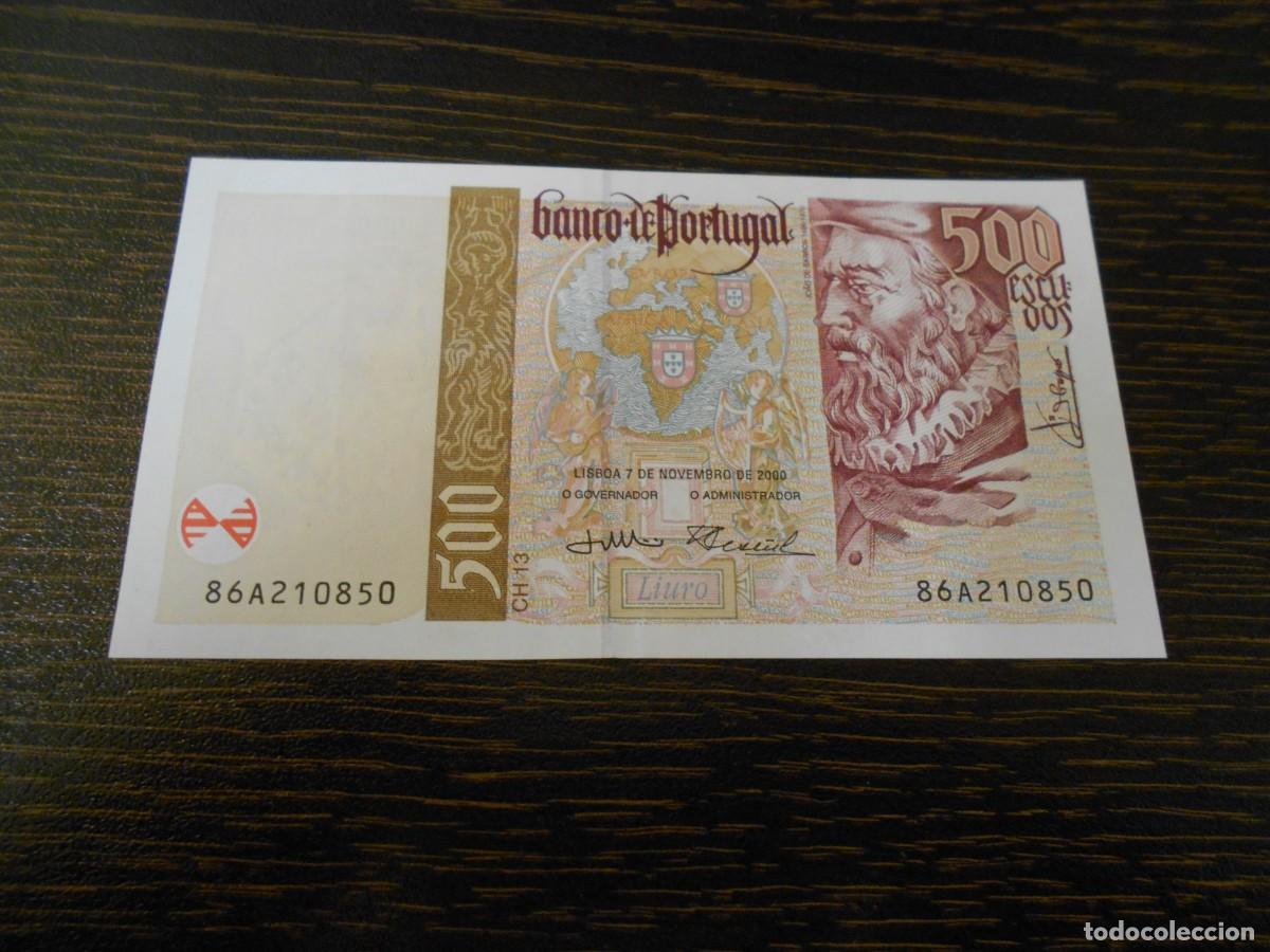 Billetes extranjeros: PORTUGAL, BILLETE 500 ESCUDOS 7-11-2000, PICK 187c, MBC+