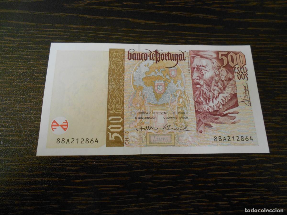 Billetes extranjeros: PORTUGAL, BILLETE 500 ESCUDOS 7-11-2000, PICK 187c, EBC-