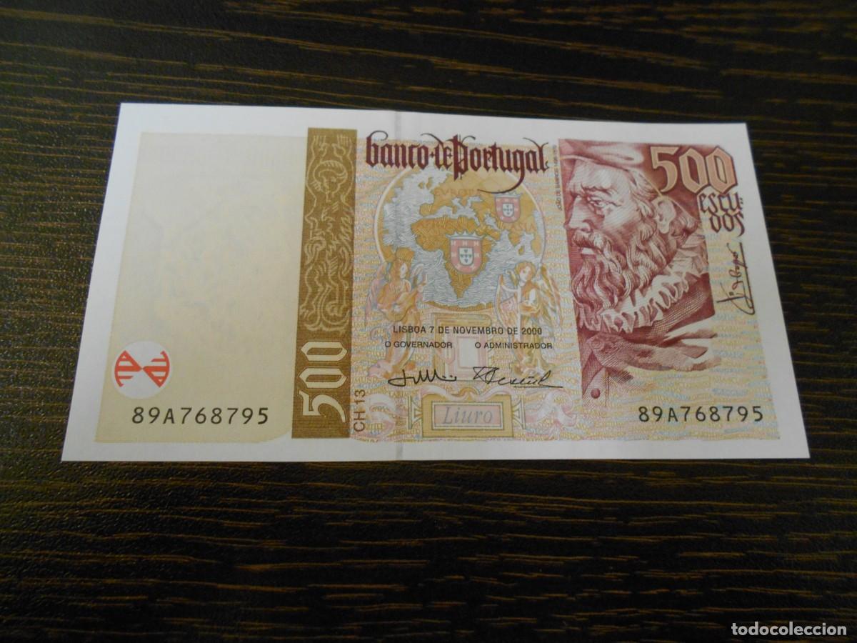 Billetes extranjeros: PORTUGAL, BILLETE 500 ESCUDOS 7-11-2000, PICK 187c, EBC+