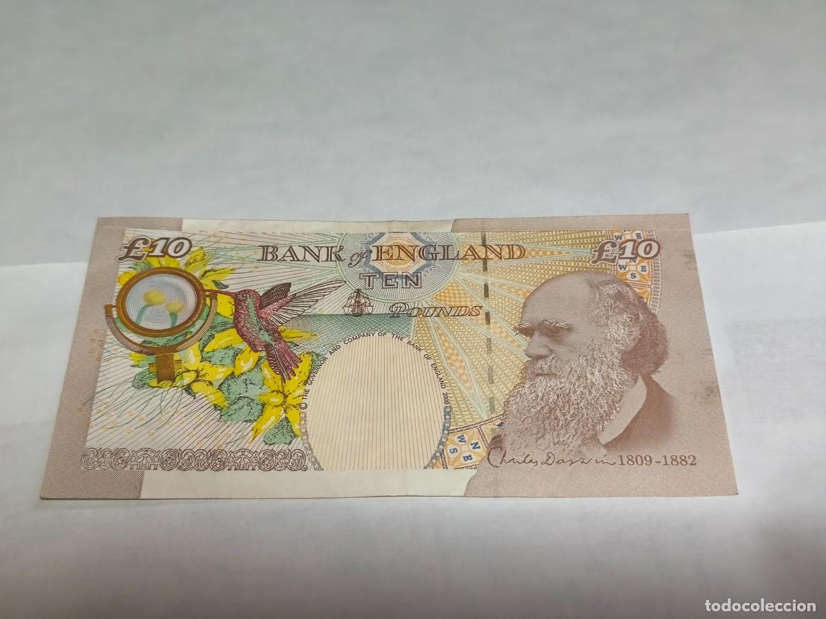 Billetes extranjeros: Inglaterra 10libras 2000 VF. - Foto 2
