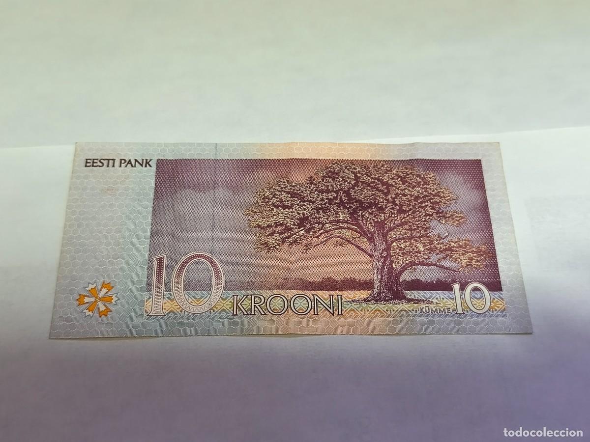 Billetes extranjeros: Estonia 10kroner 1994 VF. - Foto 2