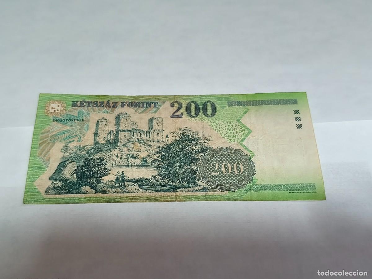 Billetes extranjeros: Hungr&iacute;a 200forint 2007 VF. - Foto 2