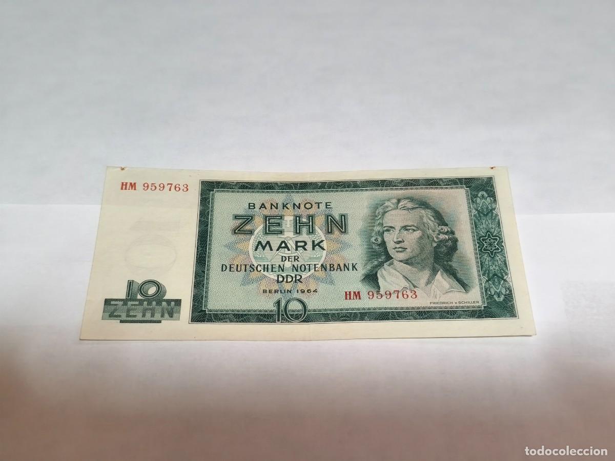 Billetes extranjeros: DDR 10mark 1964 XF.DDR.