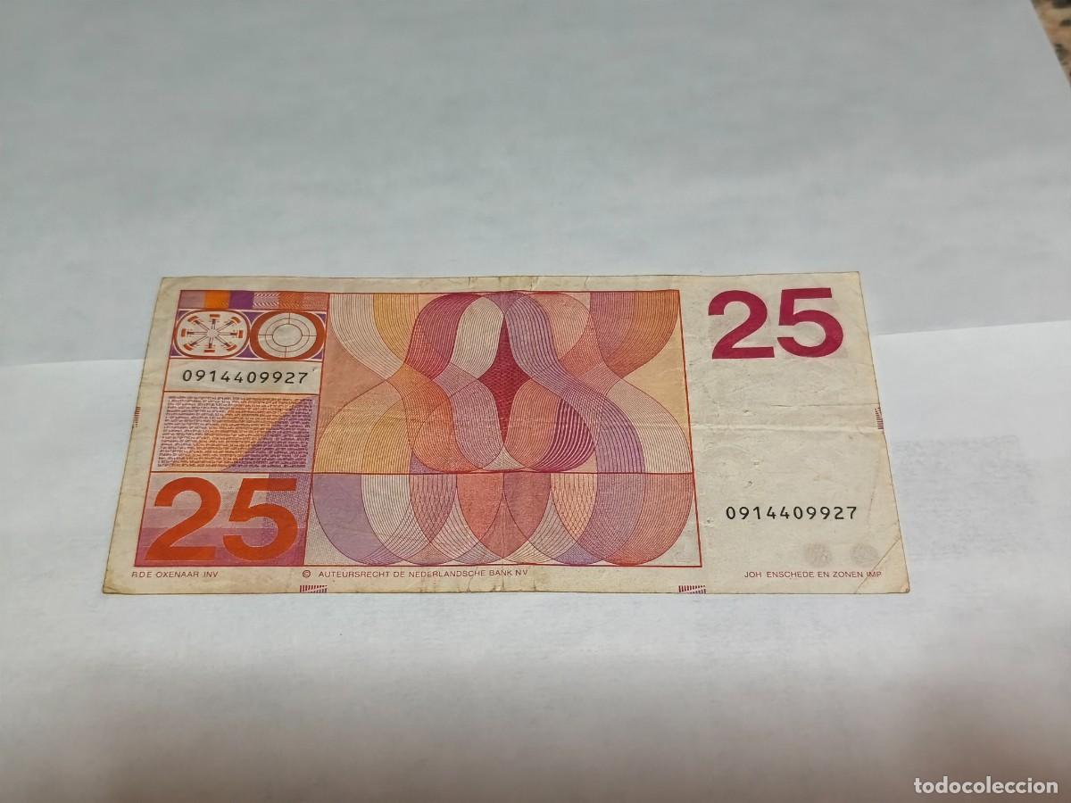 Billetes extranjeros: Holanda 25gulden 1971 F. - Foto 2