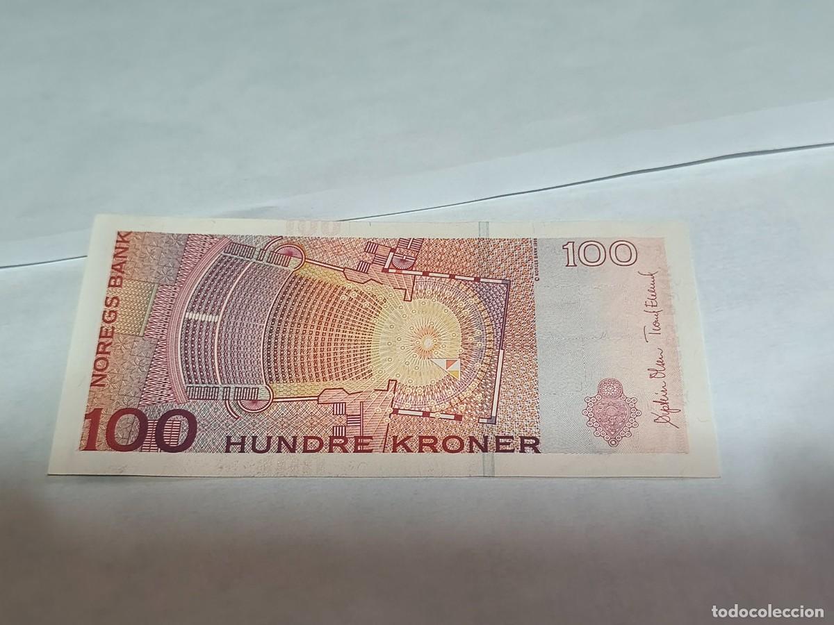 Billetes extranjeros: Noruega 100krones 2014 UNC- - Foto 2