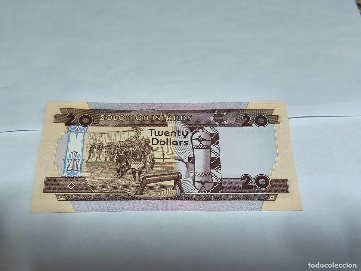 Billetes extranjeros: Solomon island 20dollars UNC. - Foto 2
