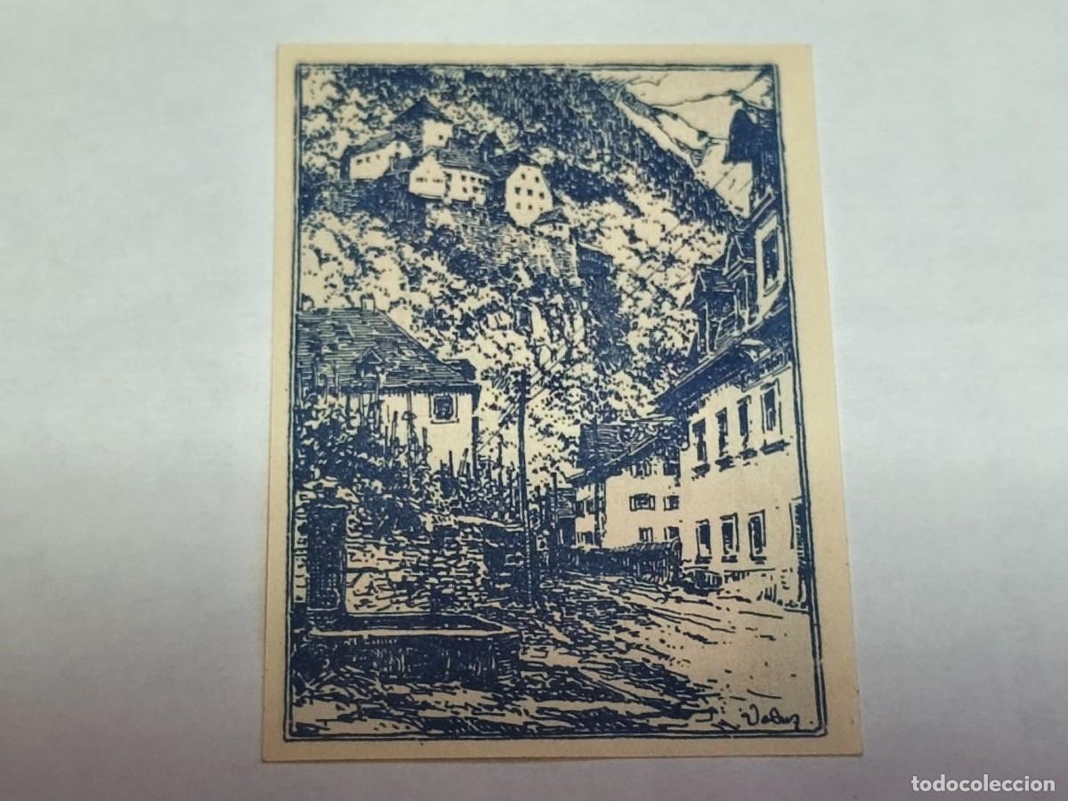 Billetes extranjeros: Liechestein 50Heller UNC. - Foto 2