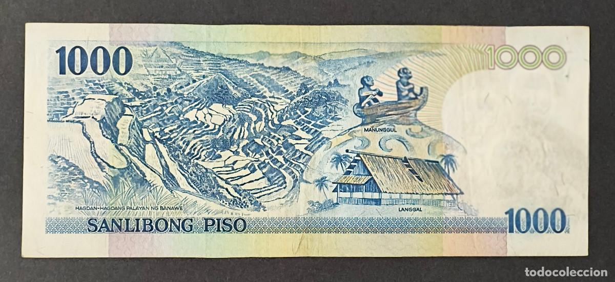 Billetes extranjeros: FILIPINAS. 1000 piso 2008. - Foto 2