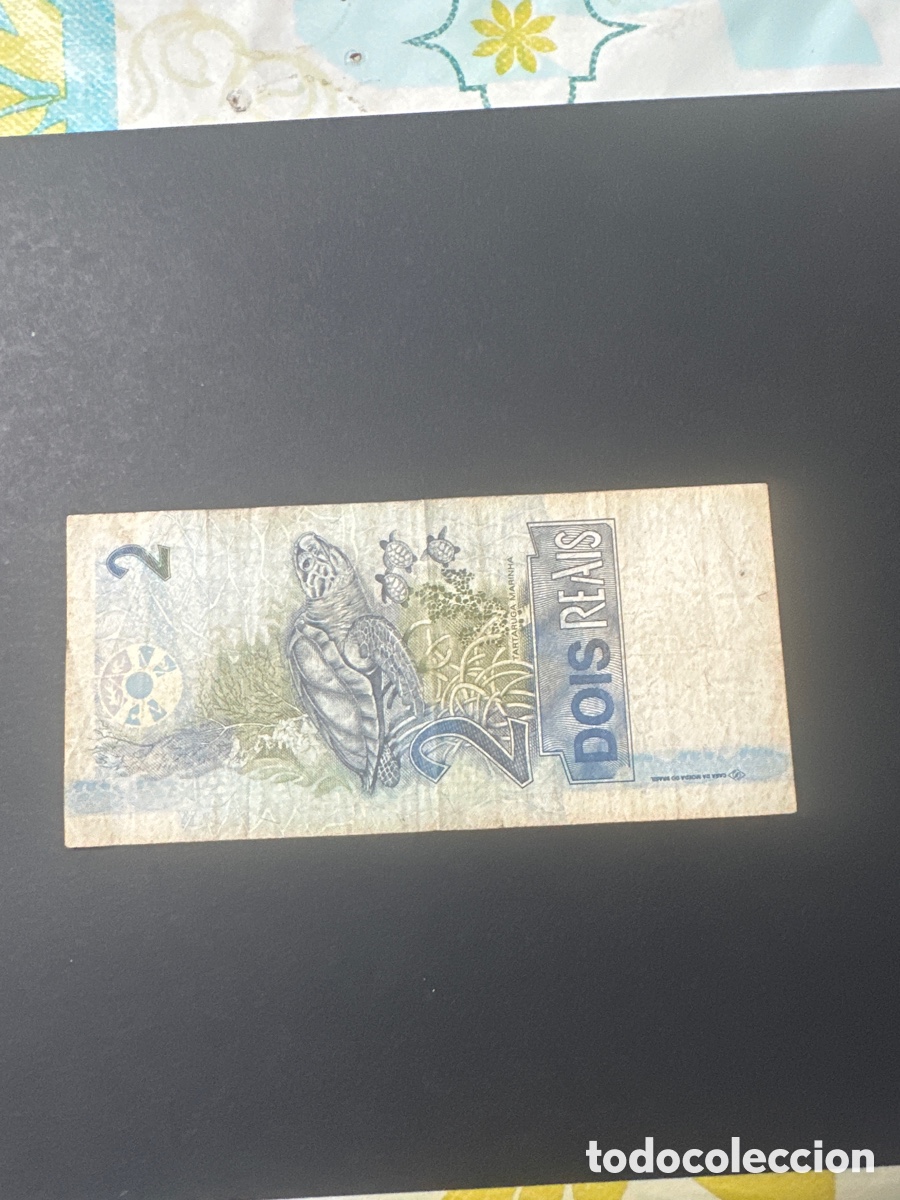 Billetes extranjeros: Billete de Brasil de 2 reais - Foto 2