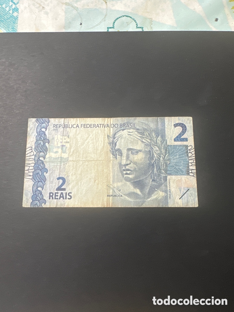Billetes extranjeros: Billete de Brasil 2 reais - Foto 1