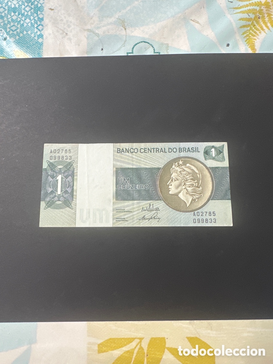 International Banknotes: Billete de 1 cruzeiro a&ntilde;o 1972
