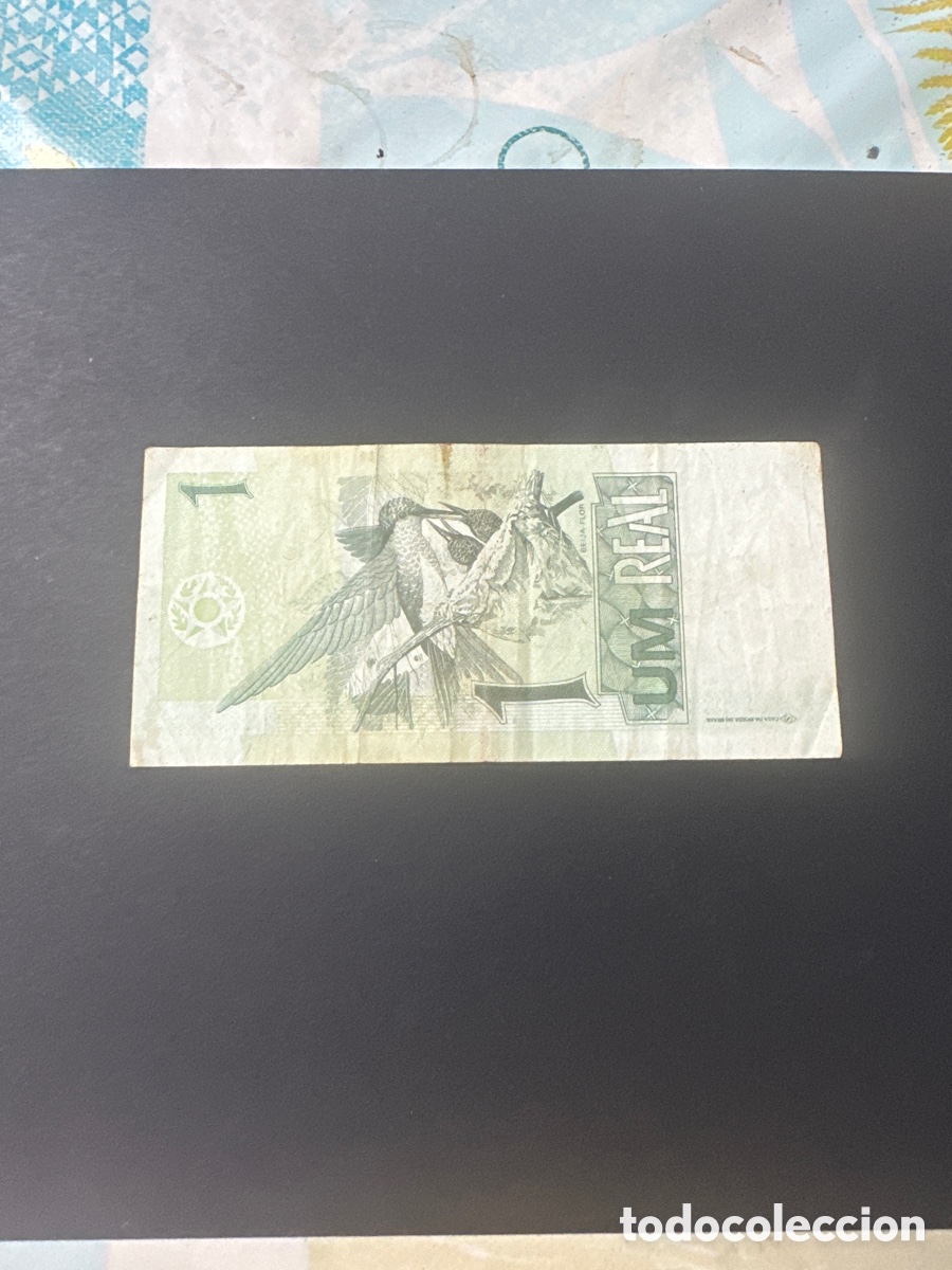 Billetes extranjeros: Billete de Brasilo de 1 real - Foto 2