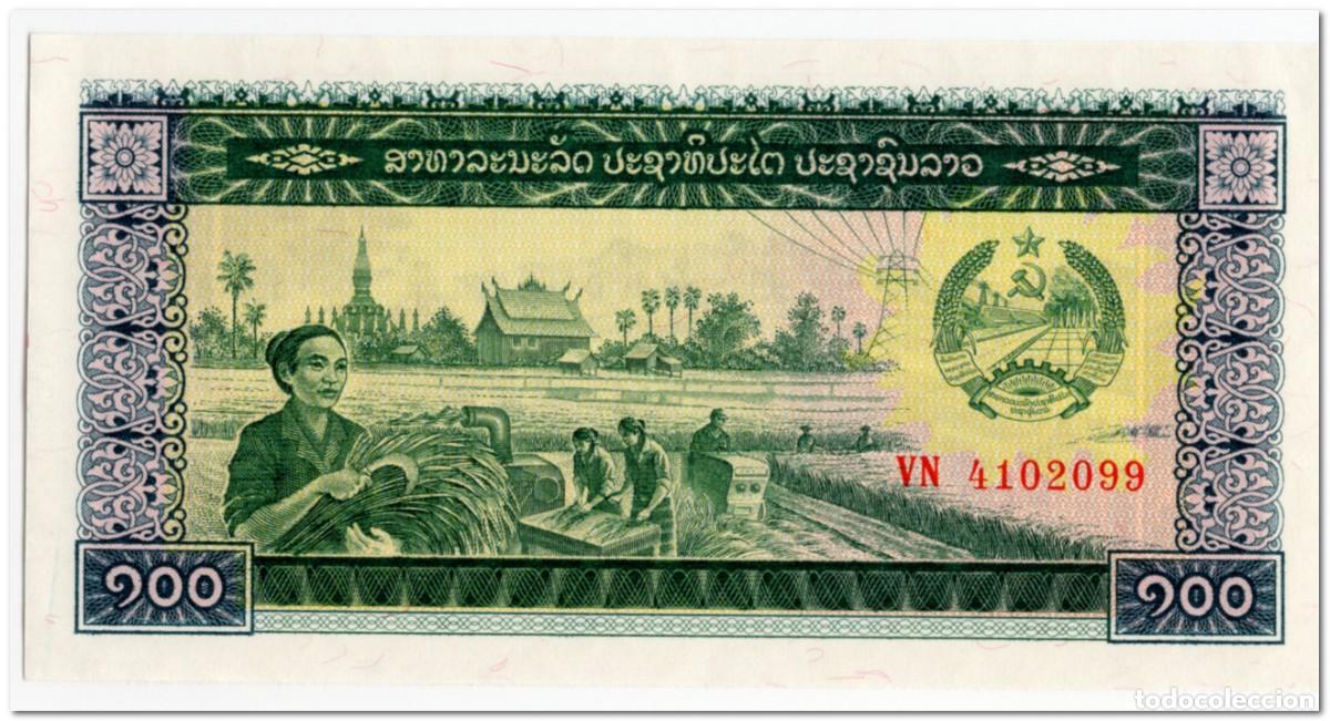 International Banknotes: LAO,LAOS,100 KIP,1979,P.30,AU