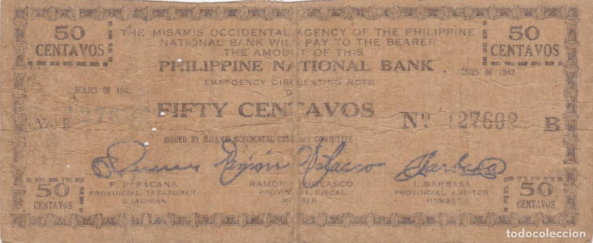Billetes extranjeros: FILIPINAS - GUERRILLA, 2&ordf; GUERRA MUNDIAL- VER FOTOS