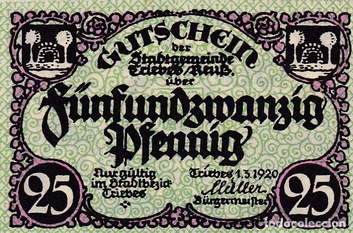 Billetes extranjeros: ALEMANIA - PEQUE&Ntilde;O BILLETE LOCAL DE 1920 - SIN CIRCULAR