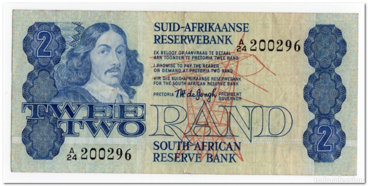 International Banknotes: SOUTH AFRICA,2 RAND,1978-81,P.118a,VF