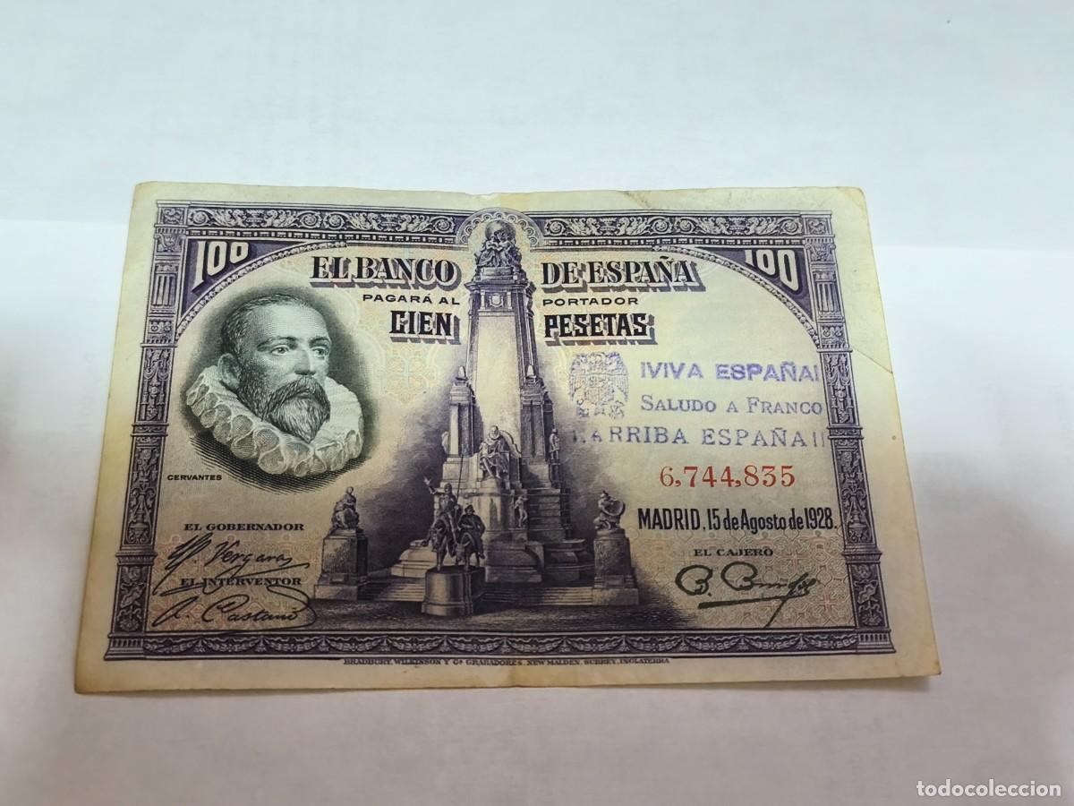 International Banknotes: Espa&ntilde;a 100pesetas 1928 VF.