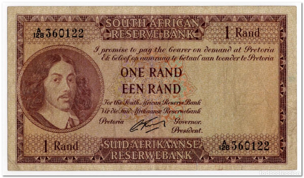 International Banknotes: SOUTH AFRICA,1 RAND,1962-65,P.102b,aVF