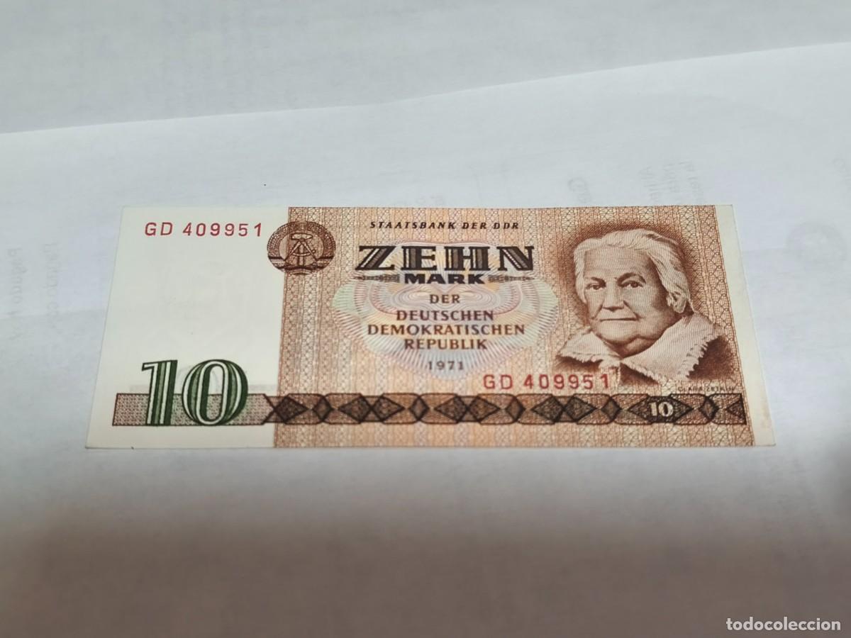 Internationale Banknoten: DDR 10Mark 1971 UNC.