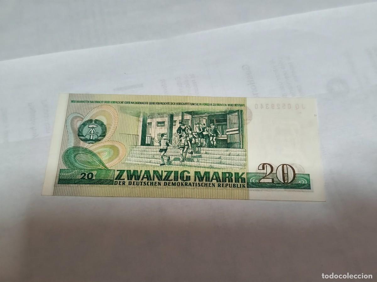 Billetes extranjeros: DDR 20Mark 1975 UNC. - Foto 2