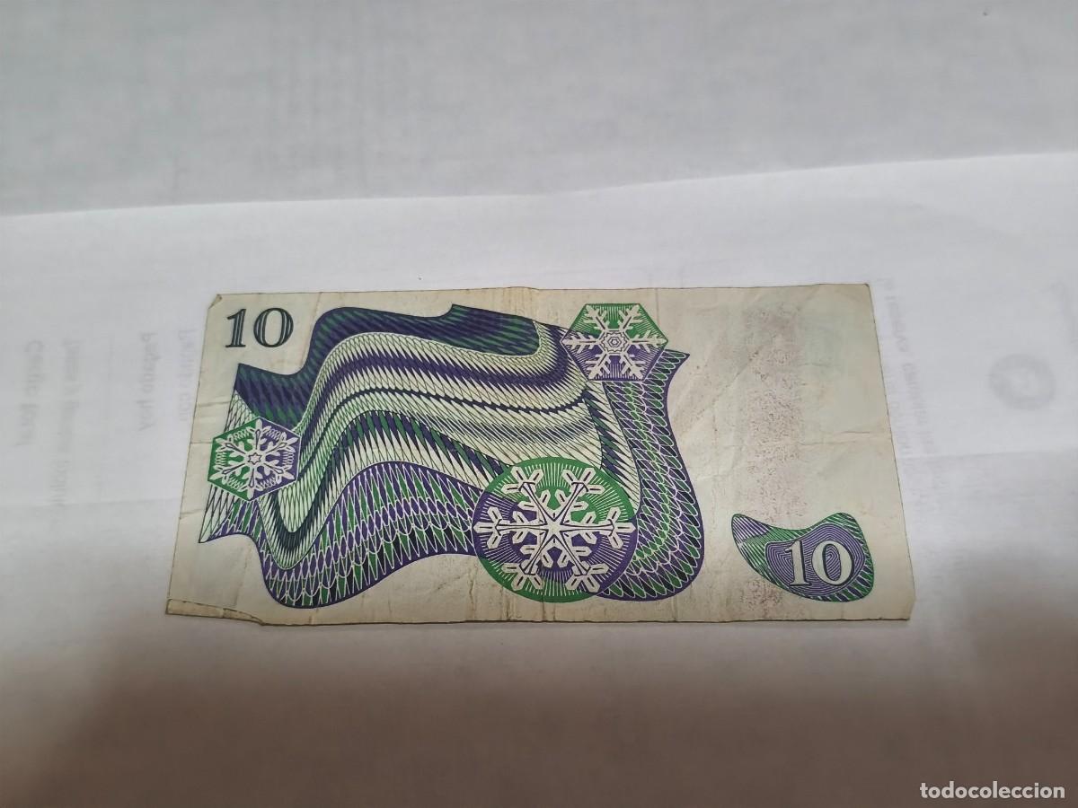 Billetes extranjeros: Suecia 10krone 1989 VF. - Foto 2