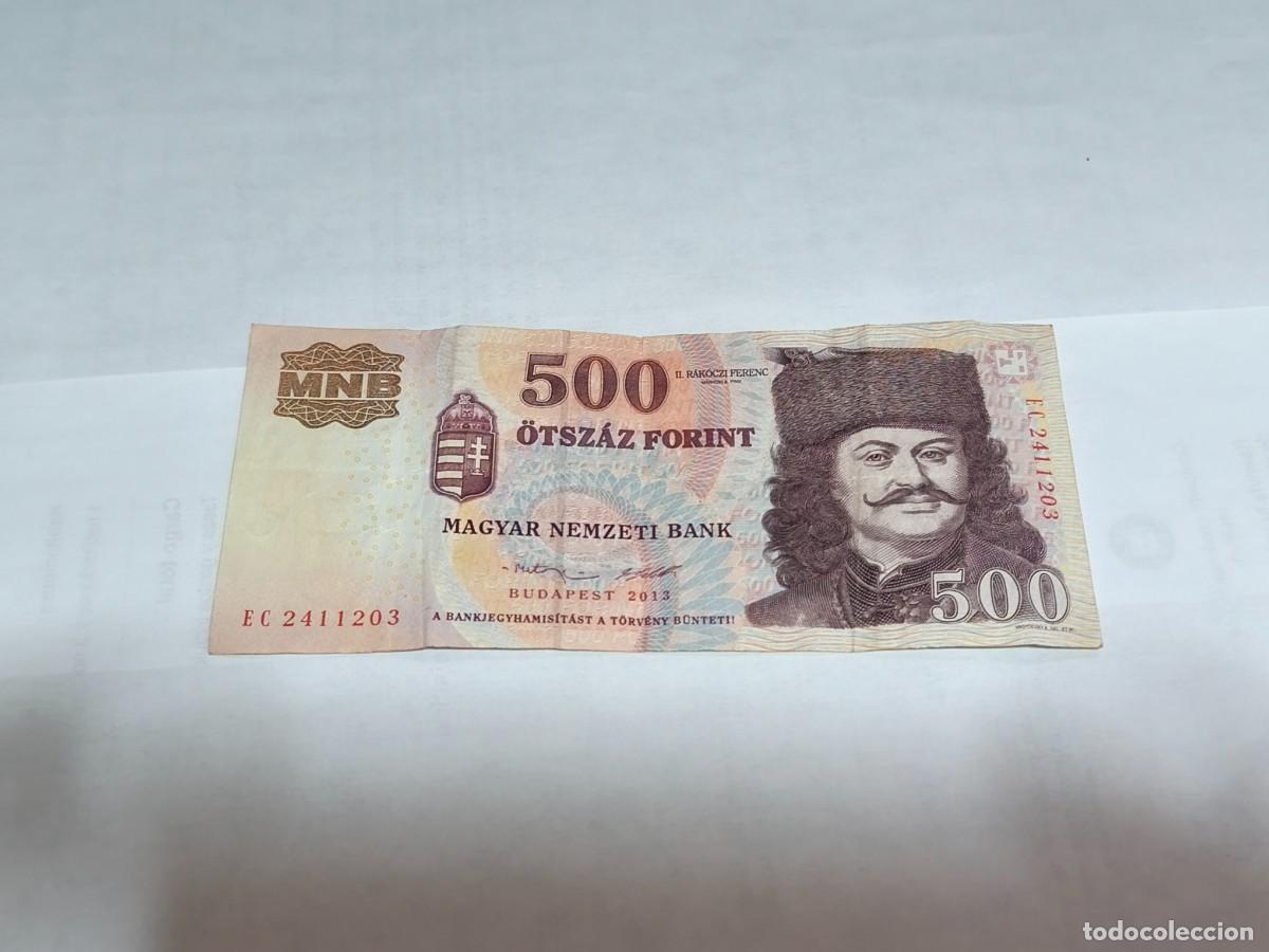 Internationale Banknoten: Hungr&iacute;a 500Forint 2013 VF.