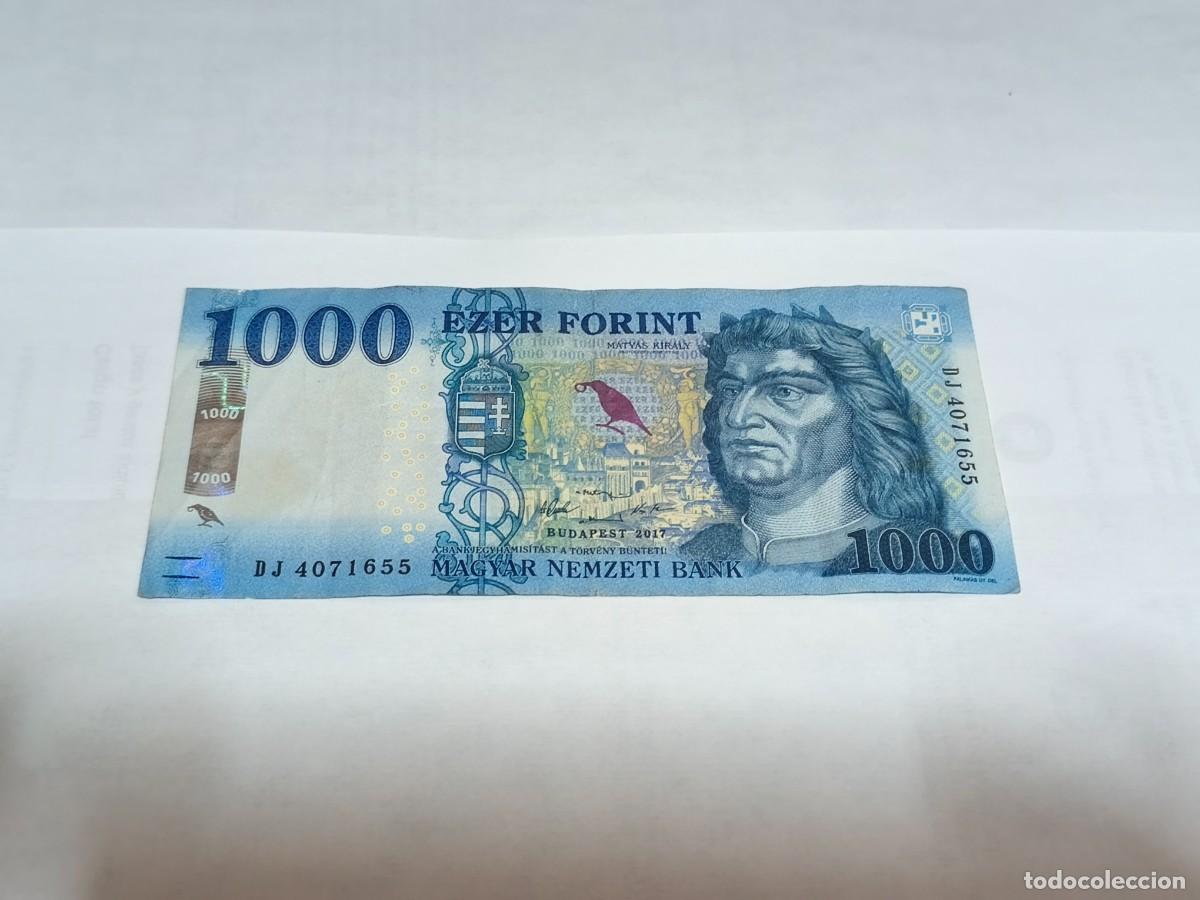 Billetes extranjeros: Hungr&iacute;a 1000Forint 2017 VF. - Foto 1