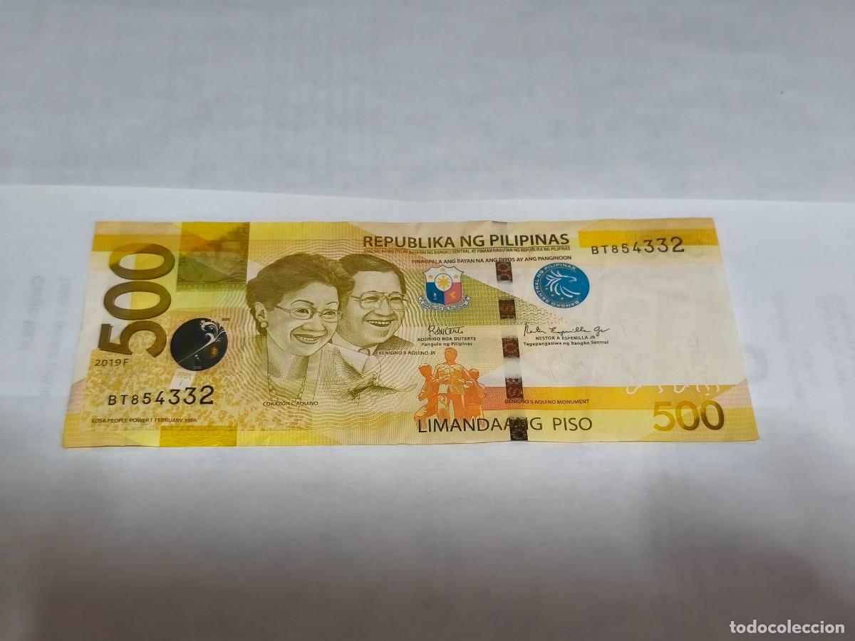 Internationale Banknoten: Philippines 500Piso 2019 VF.