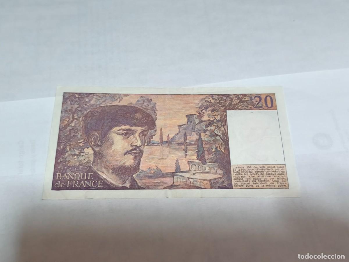 Billetes extranjeros: Francia 20Francs 1987 VF. - Foto 2