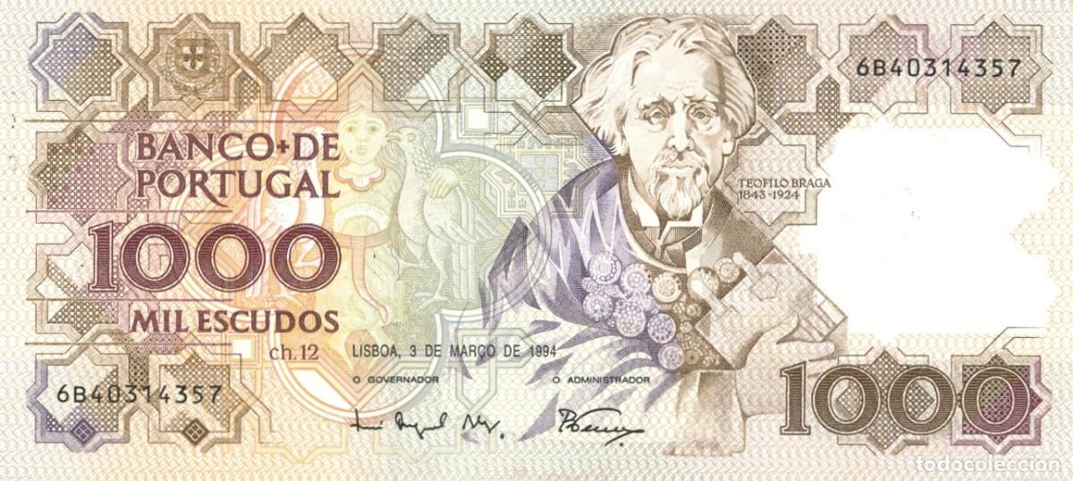 Billetes extranjeros: PORTUGAL BILLETE DE 1000 ESCUDOS 1994. EXCELENTE