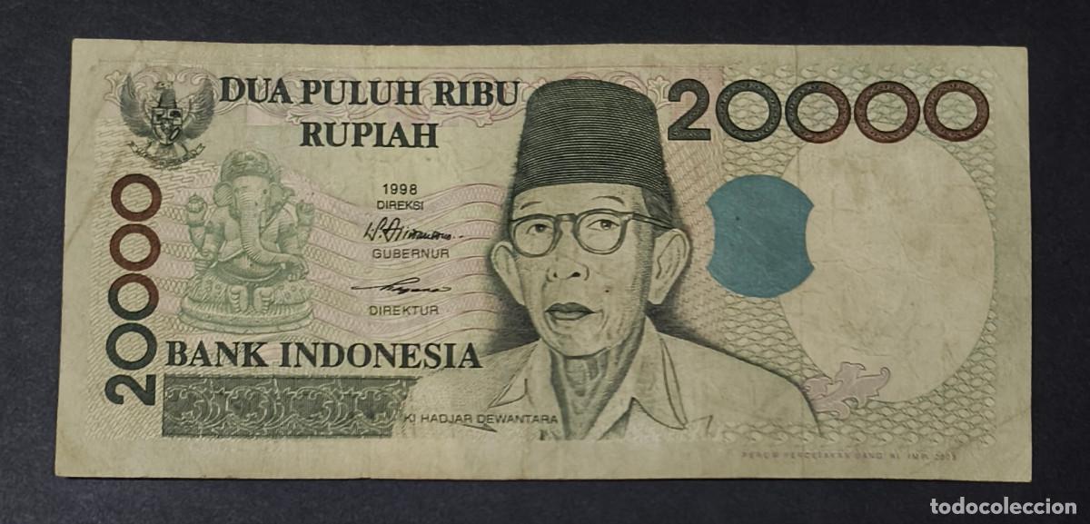 Internationale Banknoten: INDONESIA. 20000 rupiah 1998/2003. Pick 138f.