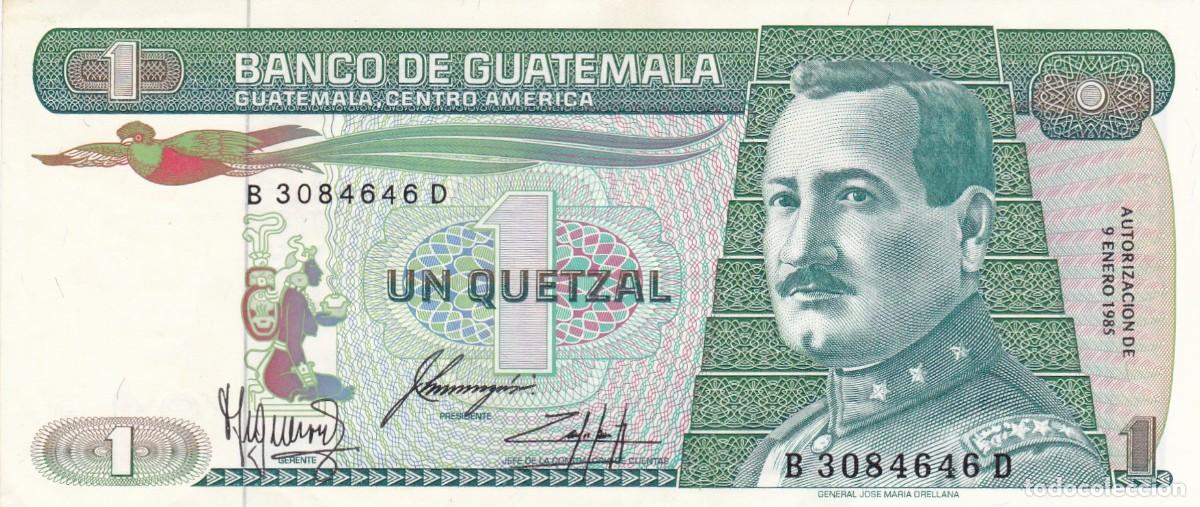 Banconote internazionali: GUATEMALA - QUETZAL DE 1985 - VER FOTOS