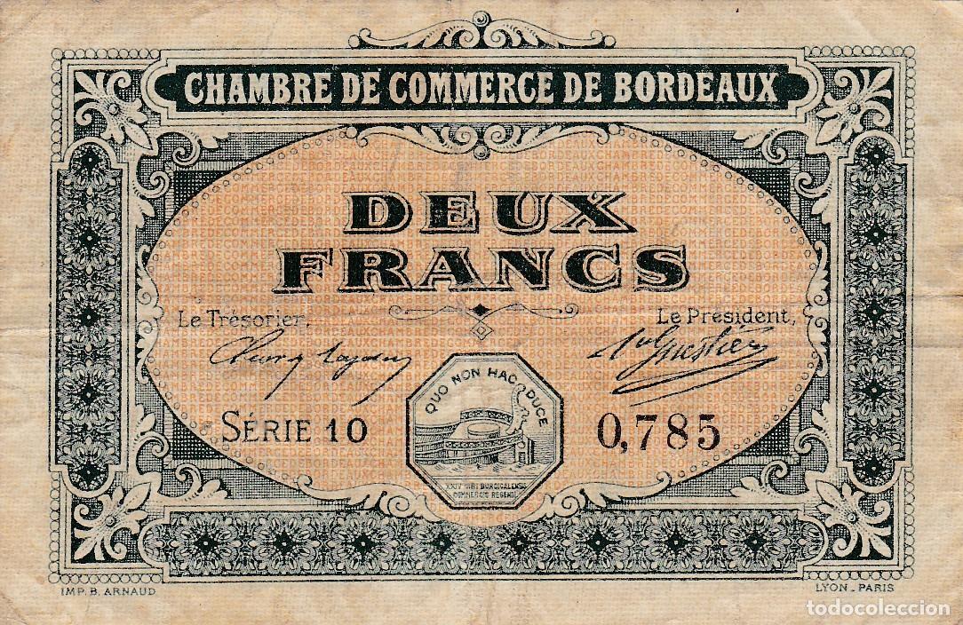 Billetes extranjeros: FRANCIA - 2 FRANCOS DE 1917 - VER FOTOS