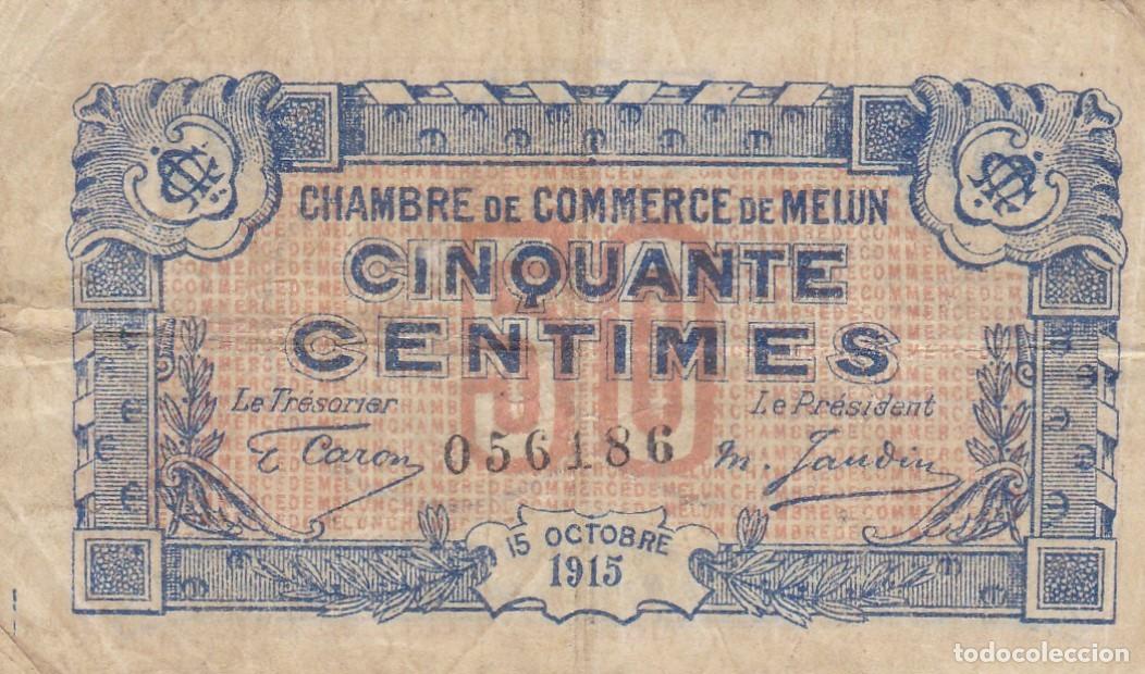 Notas Internacionais: FRANCIA - 5 CENTIMOS DE 1915 - VER FOTOS