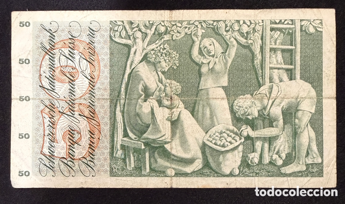 International Banknotes: 50 Francos Suizos 1967