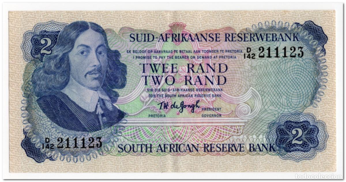 Billets internationaux: SOUTH AFRICA,2 RAND,1974,P.117,VF+
