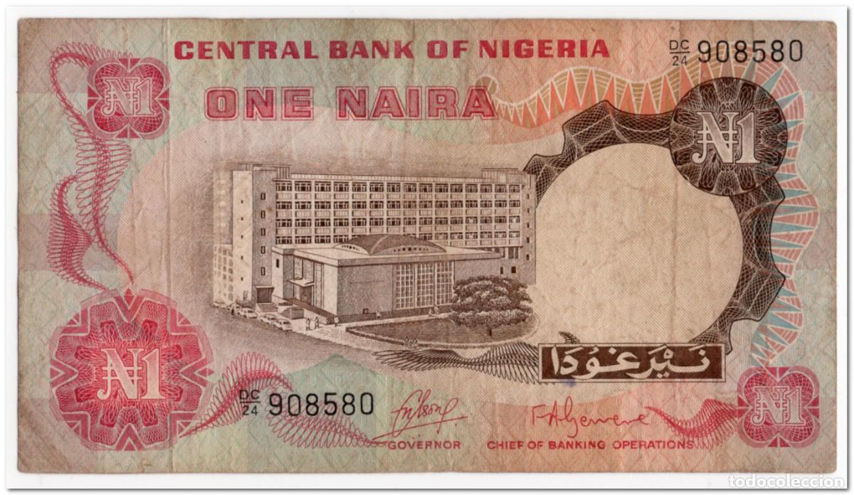 International Banknotes: NIGERIA,1 NAIRA,1973-78,P.15a,FINE