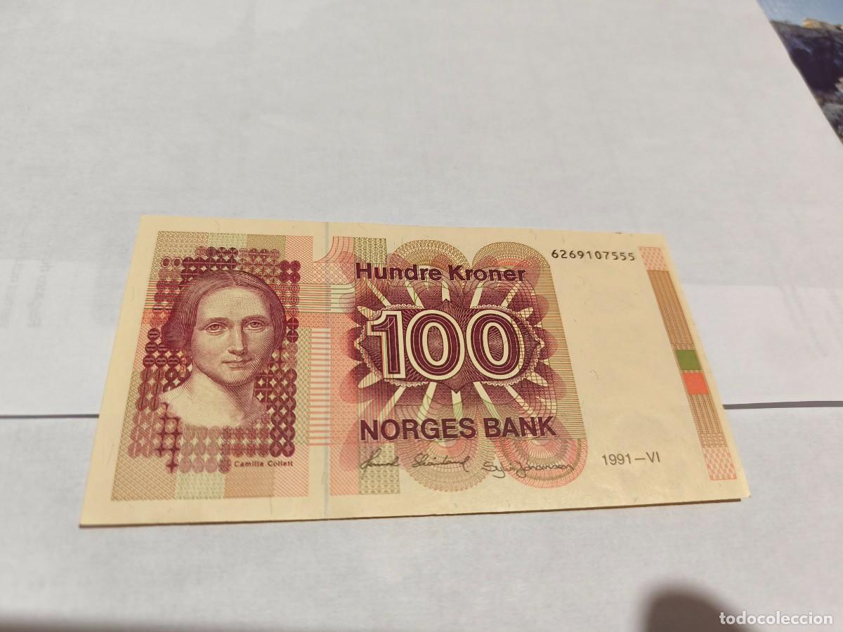 Banconote internazionali: Noruega 100 Corona 1991 XF.