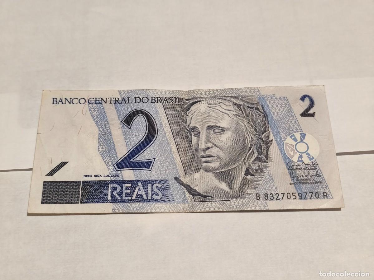 Banconote internazionali: Brasil 2 Reais VF. Brazil.
