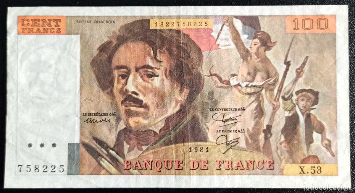 International Banknotes: Francia 100 Francos 1981 Lote 8815