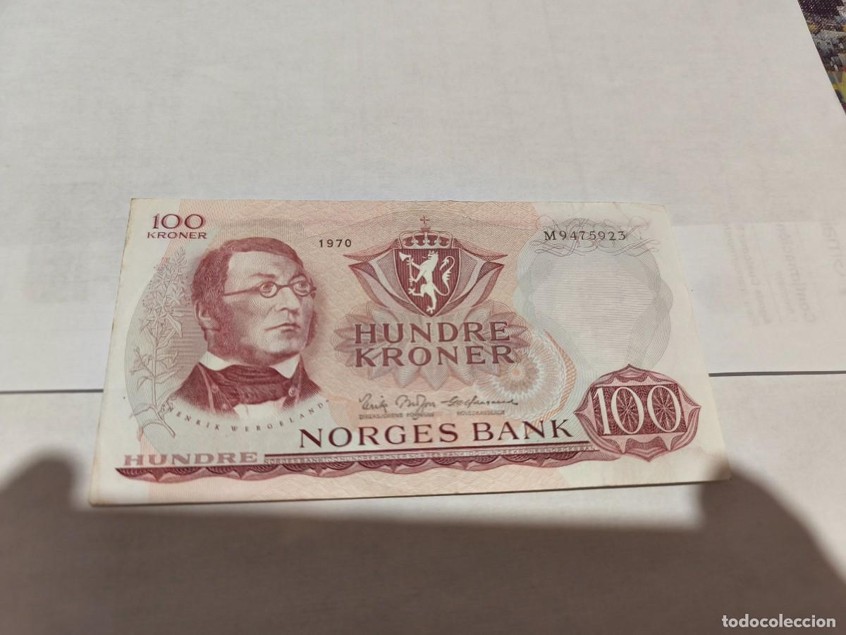 Banconote internazionali: Noruega 100Corona 1970 VF.