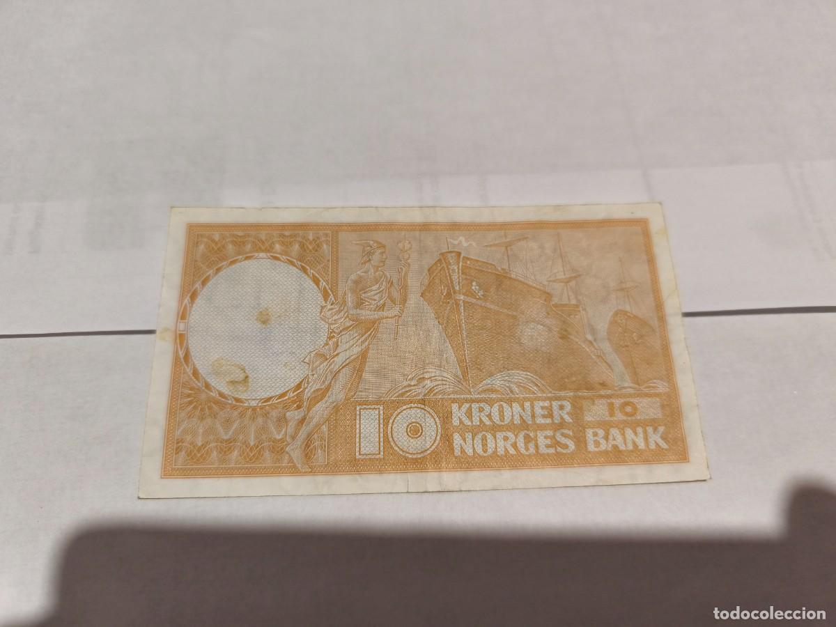 Billetes extranjeros: Noruega 10Corona 1970 VF. - Foto 2