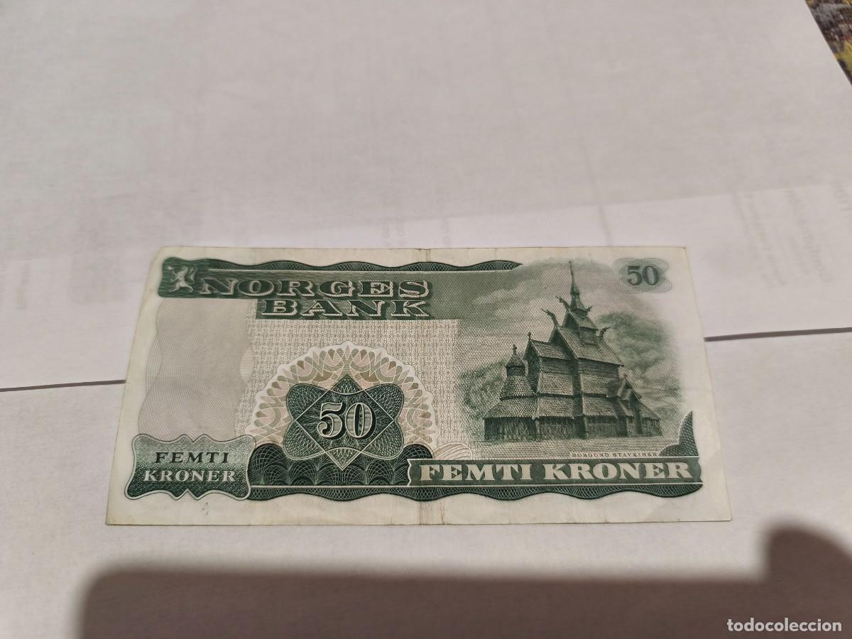Billetes extranjeros: Noruega 50Coronas 1969 VF. - Foto 2