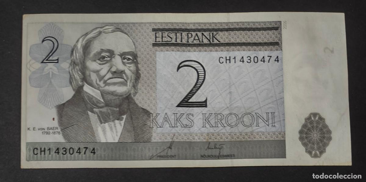 Notas Internacionais: ESTONIA. 2 krooni 2006. Pick 85a.