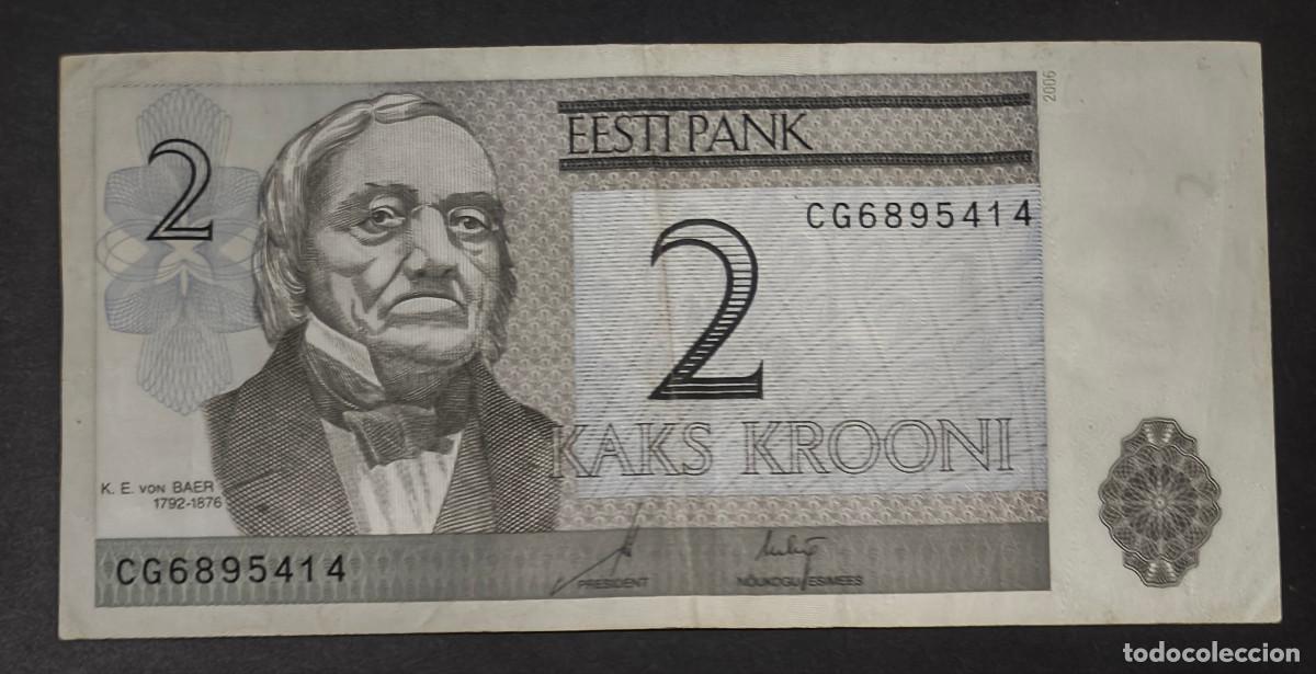 Notas Internacionais: ESTONIA. 2 krooni 2006. Pick 85a.