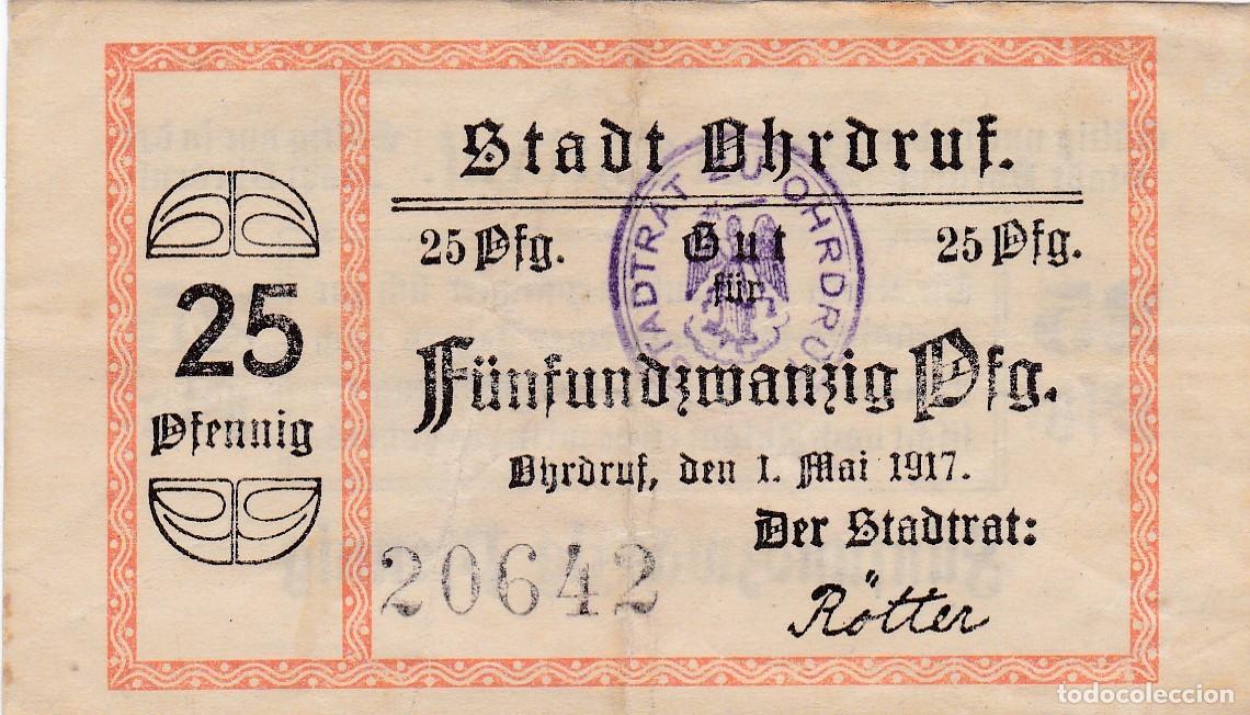Billetes extranjeros: ALEMANIA - 25 PFG. DE 1917 - VER FOTOS