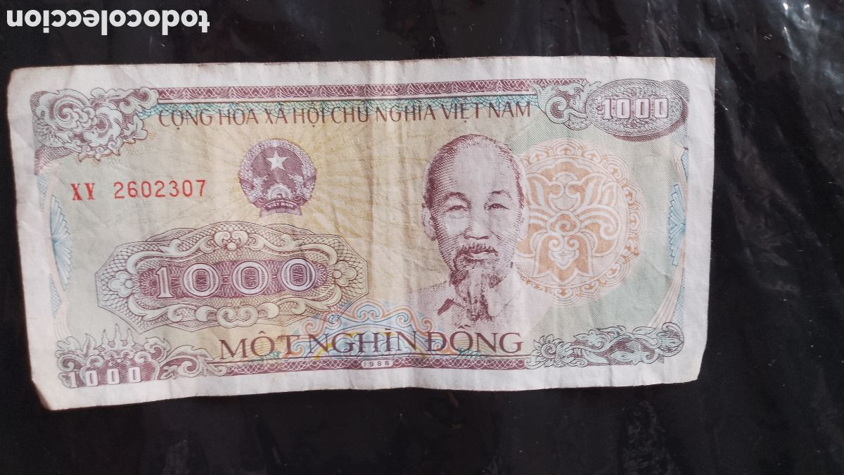International Banknotes: 1000 DONG VIETNAM VIET NAM . Ho Chi Minh