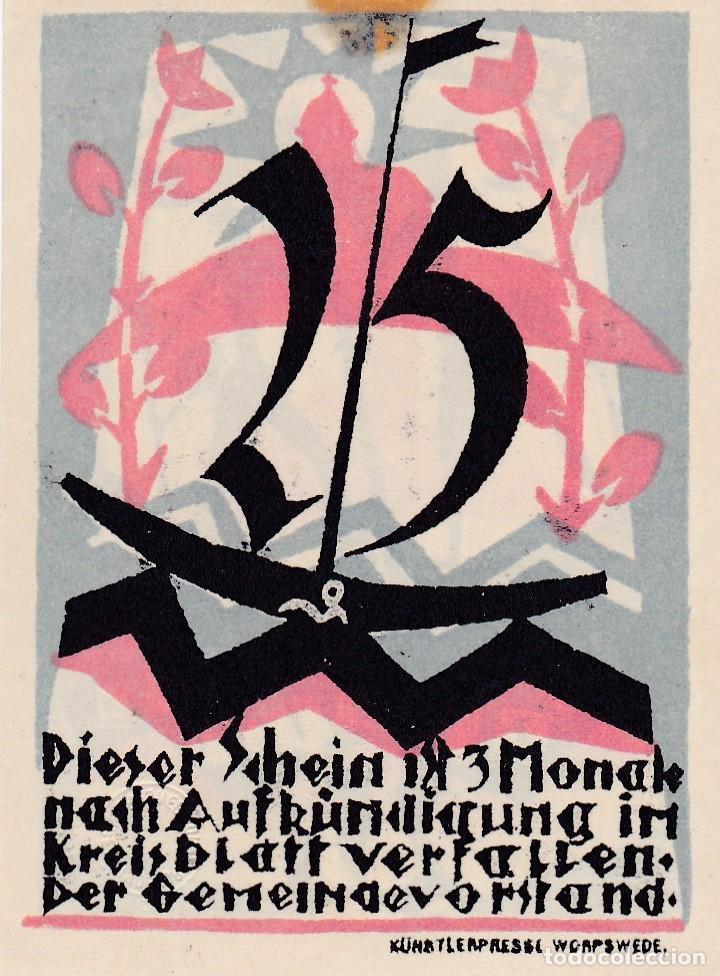 Billetes extranjeros: ALEMANIA - BILLETE LOCAL DE 1920 - SIN CIRCULAR