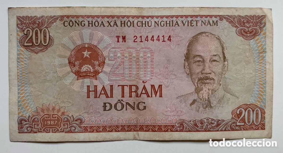 Internationale Banknoten: Billete VIETNAM 200 Dong 1997