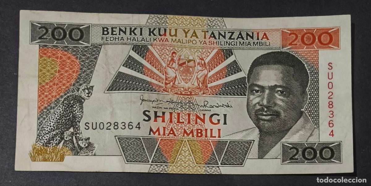 Internationale Banknoten: TANZANIA. 200 shilingi (1993). Firma 11.